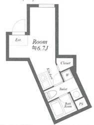 ルクレ神宮前の物件間取画像